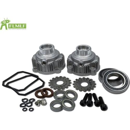 Alloy Diff Gear Case Set Fit for 1/5 HPI ROVAN KM BAJA 5B 5T 5SC