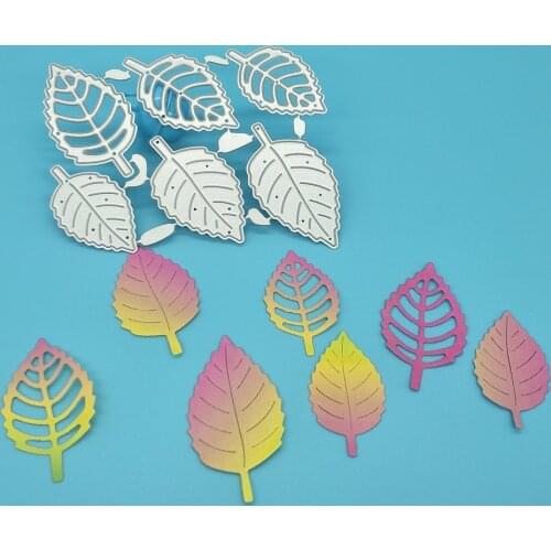 Beautiful leaves 6 leaves, hollow leaves metal cutting mold, scrapbook, photo album decoration, DIY handmade art
