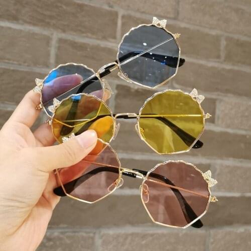 2021 Summer Girl Boys Cute Sunglasse Bow Cartoon Outdoor Children Lovely Vintage Sunglasses Protection Classic Kids