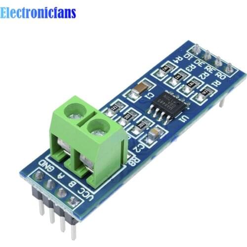 10Pcs/Lot TTL To RS485 Module For Arduino Max458 Chip RS485 RS-485 Communication Transceiver 5V 44*14MM