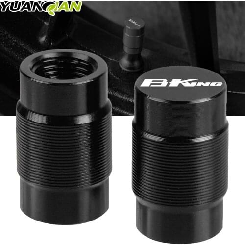 Motorcycle For SUZUKI B-KING BKING B KING 2017 2018 2019 CNC Aluminum Accessorie Wheel Tire Valve caps cover for BKING logo