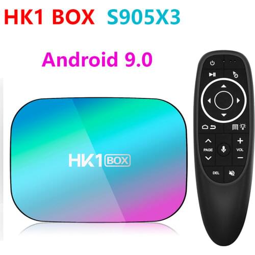 2020 New HK1 BOX Smart TV Box S905X3 BT4.0 2.4G 5.8G WiFi Media Player Set top Box 32G 64G 128G Android 9.0 TVBOX