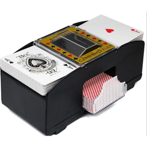New Casino Poker Card Automatic Card Shuffler Machine Electric Board Game Operated Playing Cards Shuffler Deck Accessories party
