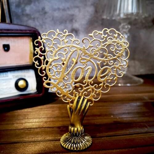 Panalisacraft Love Heart Metal Cutting Dies And Stamps cut die scrapbooking Album Paper Card Craft Embossing