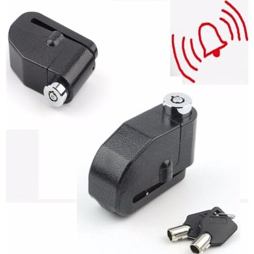 100DB Motorcycle Bicycle Pit Bike Scooter Anti-theft Disc Brake Wheel Alarm Lock with Allen Key
