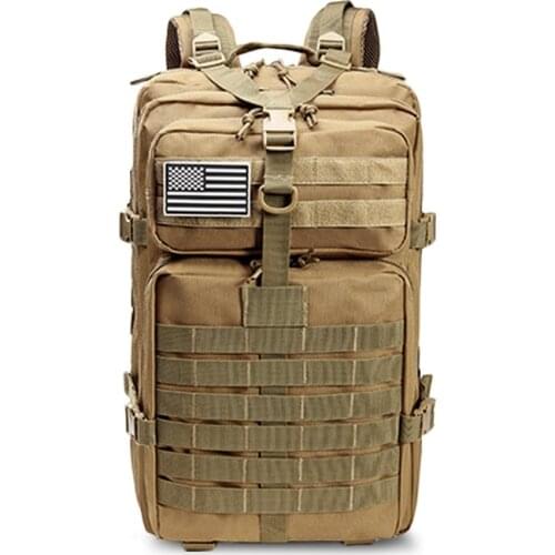 2021 New 50L Fishing Camping Backpack 3D Outdoor Sport Large Climbing Hunting Waterproof Military Tactical Travel Outdoor Men