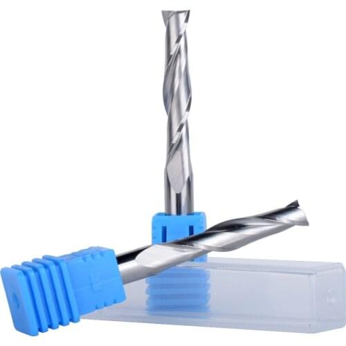 5pc 6mm CEL 32mm 2 Flutes Spiral with blade Milling Cutter CNC End Mill router bit for wood carbide router tool