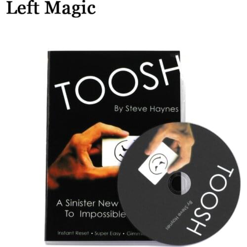 Toosh By Steve H-Card (Gimmicks+DVD) Magic Tricks Props Stage Street Comedy Mentalism Magic Close Up Magic Accessories