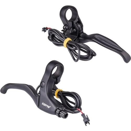 ZTTO 1Pair Electric Bicycle Brake Lever Bike Cut Off Power Brake With Bell For Mtb Road Bike Electric Car Brake Lever