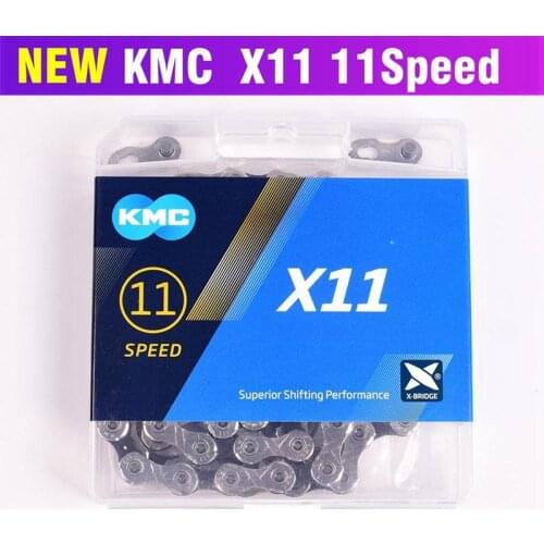 Bicycle Chain KMC X11.93 X11 118L 11 Speed Bicycle Chain With Original box and Magic Button for Mountain/Rod Bike Bicycle Parts