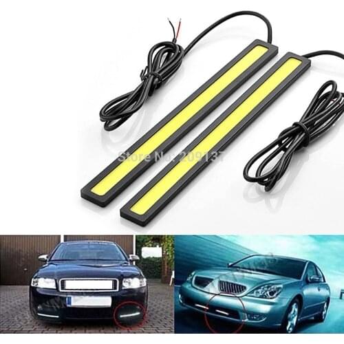 Waterproof Aluminum High Power 6W Slim COB LED Daylight Driving Daytime Running Light Lamp For SUV Sedan Coupe Vehicle