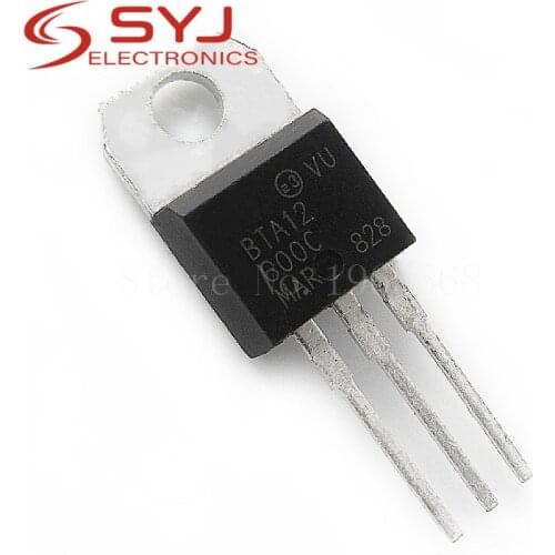 10pcs/lot BTA12-600C BTA12-600 BTA12 TO-220 12A 600V new original In Stock