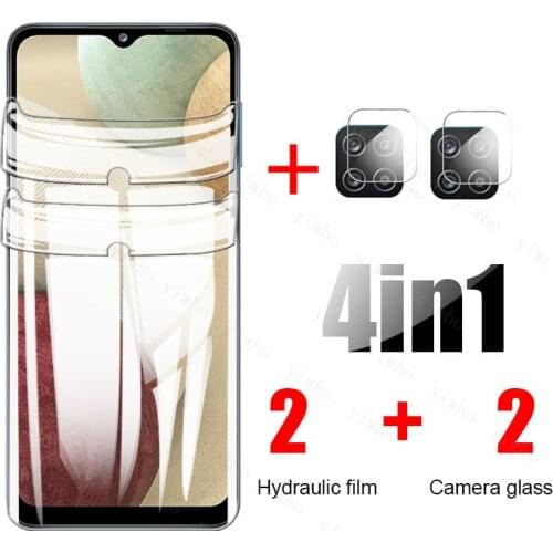 4-in-1 Hydrogel Film for Samsung Galaxy A12 2020 protective film samsun a 12 A125F 6.5" screen protector film safety not glass