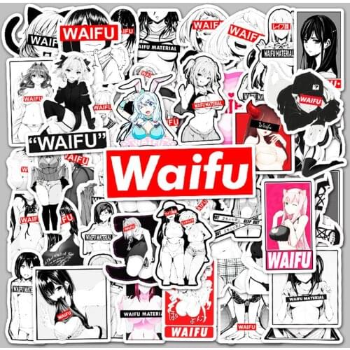 51pcs Waifu Sexy Stickers For Notebooks Cute Sticker Maker Scrapbooking Material Custom Stickers Aesthetic Craft Supplies