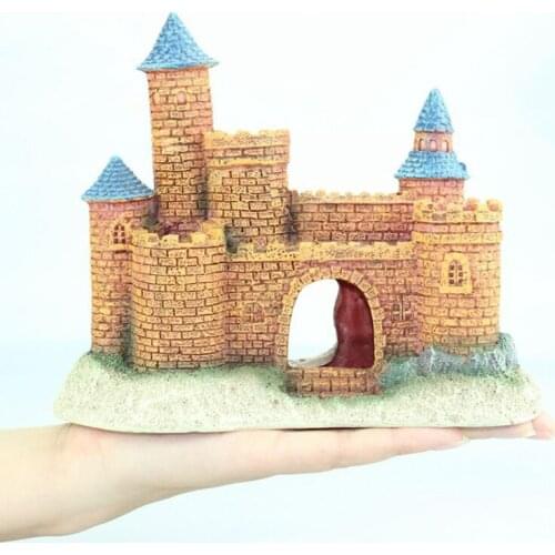 Fish Tank Aquarium Accessories Resin Castle Simulation Archway Aquarium Landscaping Fish Tank Decoration Crafts Pet Supplies