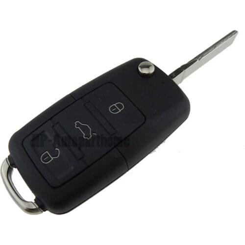 Folding Car Remote Flip Key Shell For Volkswagen Golf Tiguan Polo Passat CC SEAT Skoda Mk6 Octavia 3 BTN Flip Entry Case Fob