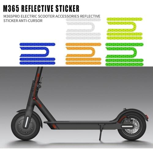 Electric Scooter Front Rear Wheel Tyre Cover Protective Shell Reflective Sticker For Xiaomi M365 Pro Scooter Skateboard Parts