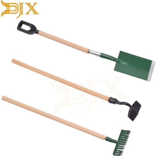 DJX Accessory Combo w/ Rake, Shovel 1/10 RC Crawler Car Traxxas TRX4 TRX6 Axial SCX10 90046 AXI03007