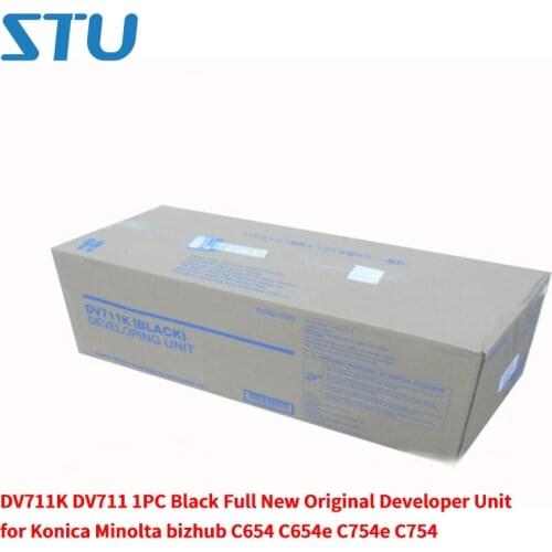 DV711K DV711 1PC Black Full New Original Developer Unit for Konica Minolta bizhub C654 C654e C754e C754