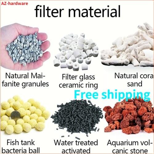 Aquarium Filter Media Activated Carbon Ceramic Rings Bio Ball Clean Water 1 Pcs （100G
