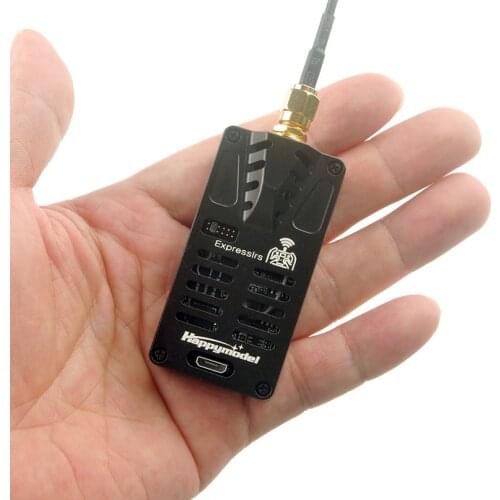 HappyModel ExpressLRS ELRS ES24TX Slim 2.4G TX Module with CNC Aluminum Alloy Case Power Module for Jumper T-LITE Transmitter