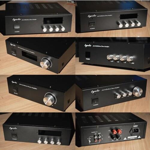 KYYSLB Width 255*Depth 214*Height 73MM A94 Amplifier Chassis Box House DIY Enclosure with Knob Switch Amplifier Case Shell