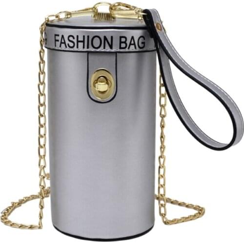 2021 Summer New Female Chic Crossbody Bucket Bag High-Quality PU Leather Womens Designer Handbag Cute Girls Shoulder Phone Bag