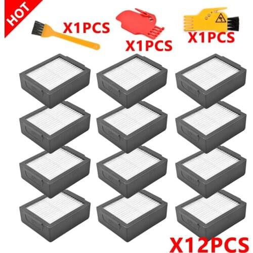 12cps washable HEPA Filter Accessories for iRobot Roomba I Series E Series i7 i7+ E5 E6 Vacuum Cleaner household alternative