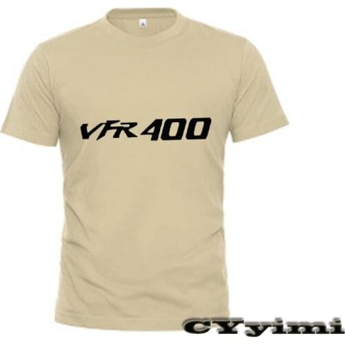 For Honda VFR 400 NC30 VFR400 NC 30 T Shirt Men New LOGO T-shirt 100% Cotton Summer Short Sleeve Round Neck Tees Male