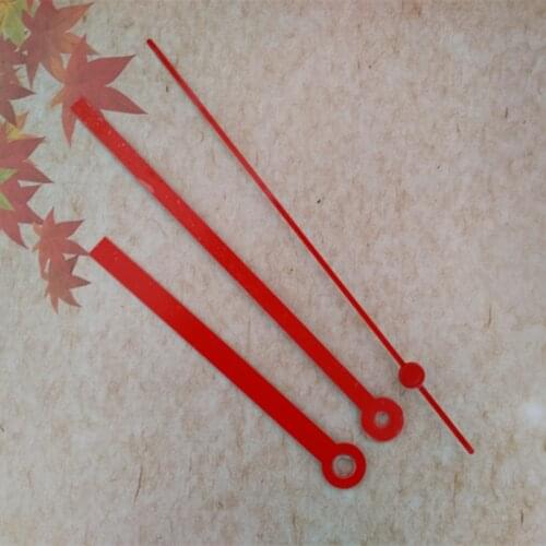 Wholesale 100SETS CLOCK QUARTZ Red Metal Clock Needle DIY Repair Wall Clock Accessories