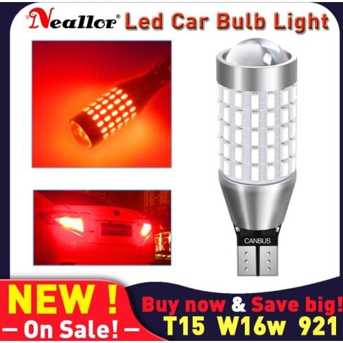 Signal Lamp T15 W16W WY16W Led Canbus Car Brake Light 87SMD 3014 Chip W16W Led 921 912 Auto Reverse Backup Lights 12V For Kia Vw