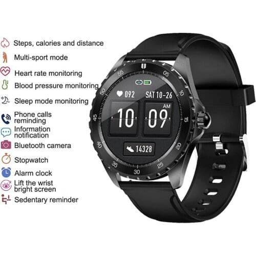 2020 New Smart Watch Multi Sports Blood Pressure Heart Rate Monitor Sleep Tracker IP68 Call Message Reminder Wristwatch for Men