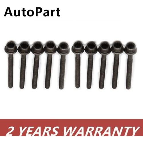 WHT000912 WHT 000 912 10PCS Engine Cylinder Head Bolt Screws For VW Golf Jetta Passat Eos Tiguan Audi A1 A3 Skoda Seat 1.4TSI