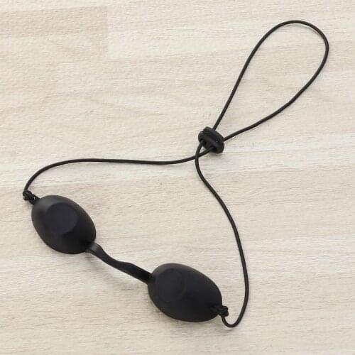 Safety Goggles Eye Patch Red Blue Light Eye Protect Eyepatch for Patients in IPL, UV, Infrared LED Light Therapy (Black)