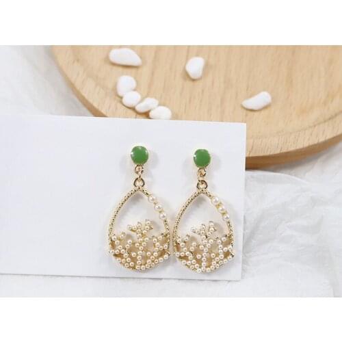Pearl Branch Earrings No Hole Ear Clips Lovely Clip On Earring Without Piercing Minimalist Earrings E108