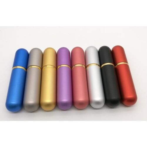 80pcs/lot Aromatherapy Blank Aluminum Nasal Inhaler sticks empty refillable Metal Inhaler tubes for Essential Oil
