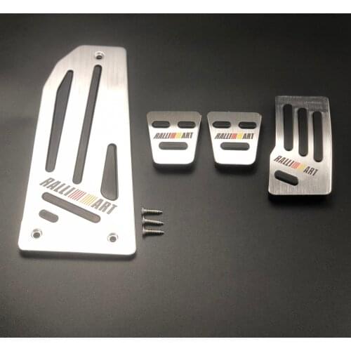 Aluminum Car Fuel Brake Pedal For Mitsubishi Outlander EX ASX PAJERO LANCER Evolution Grandis L200 Mirage ECLIPSE Xpander Cross