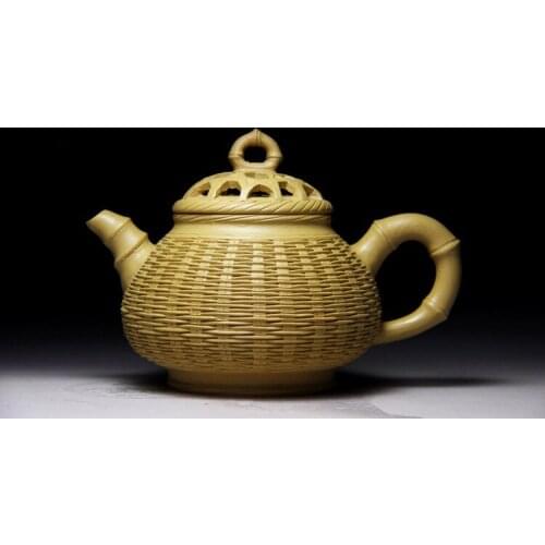 Bamboo pot of special offer authentic yixing are recommended by the manual teapot undressed ore mud crafts wholesale