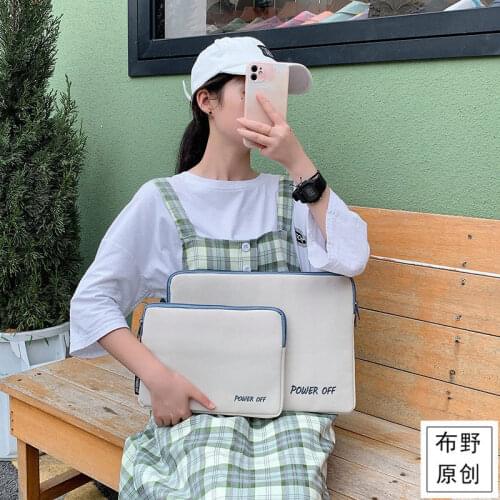 Ins Cartoon Laptop Tablet Case Liner Bag For Korean Fashion Ipad Pro 9.7 10.5 11 13 Inch Computer Case Cover Briefcase Pouch