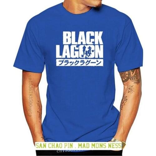 Black Lagoon logo T-shirt Anime Manga Tee New T Shirts Funny Tops Tee New Unisex Funny High Quality Casual Printing