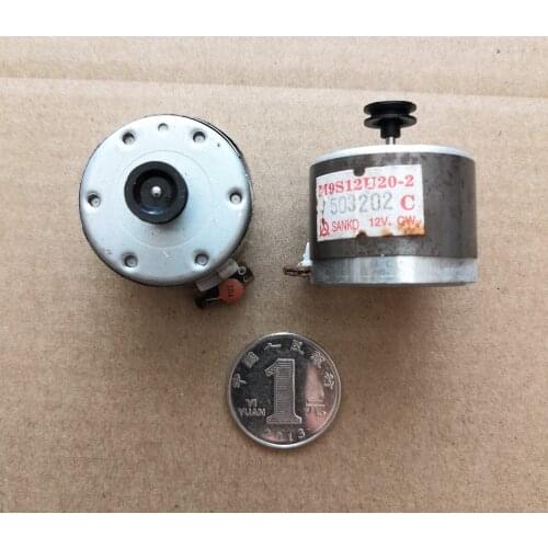 1pc used second hand 530 two-speed motor for SANKO motor 12V clockwise rotation CW motor deck audio motor