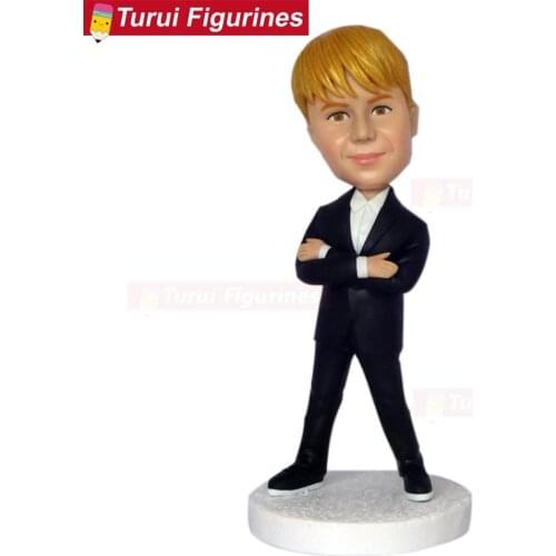 Customized bobble head custom doll anime custom dolls creepy kids present boy figurines custom bobblehead doll head from photos