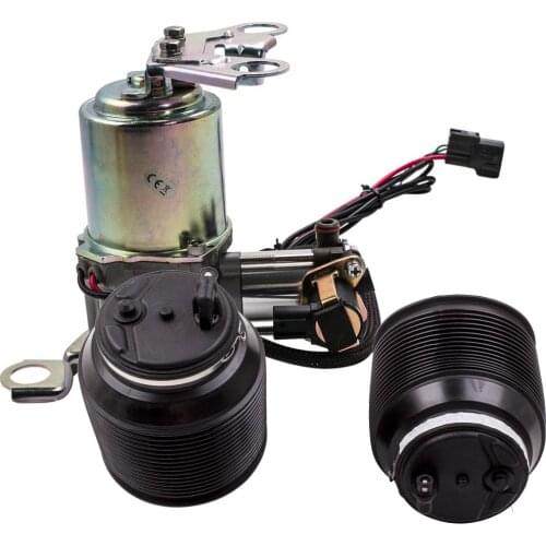 2PCS Rear Air Spring Bag & Air Suspension Compressor Kit For Lexus GX470 2003-09 4808035011, 4809035011 , 48910-60041