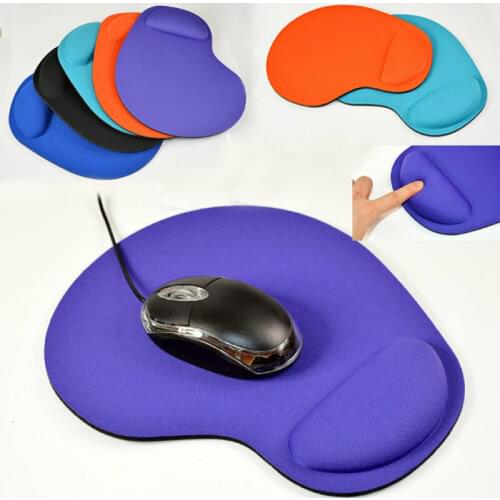 Protection Wrist MousePad Gaming Office Mouse Pad Mat Wrist Rest Support For PC Laptop 2-in-1 Memory Foam Cushion 24*20cm