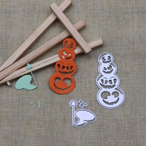 Halloween Pumpkin Lantern Metal Cutting Dies DIY Stencils Photo Album Embossing Paper Making Scrapbooking Card Mold Crafts Dies