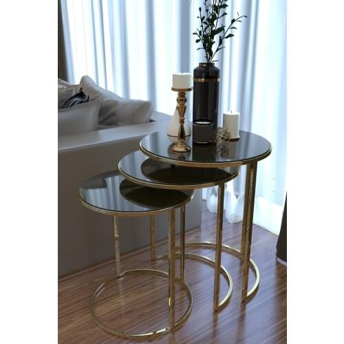 Trendy Home Bronze Mirror Gold Metal Zigon coffee table coffee tables table basse furniture living room table