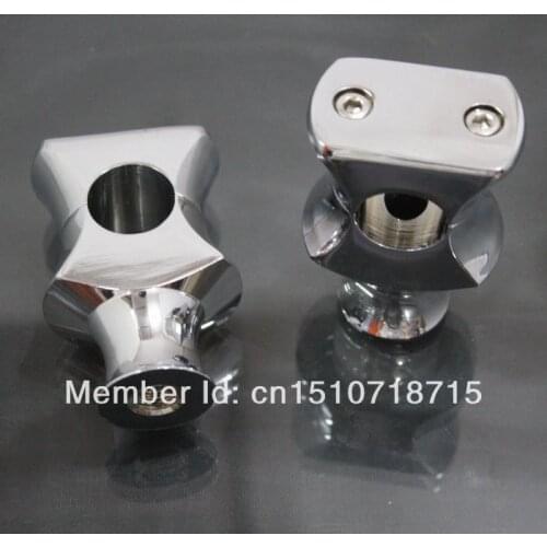 Motorcycle Chrome 7/8'' 22mm Handlebar Risers For Yamaha Honda Kawasaki Chopper Cafe Racer Old School Bobber Touring Custom
