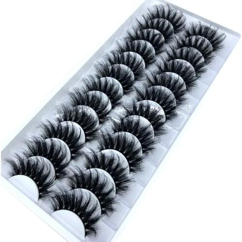 Mink Eyelashes Fluffy 3d Mink Lashes Makeup Dramatic Long Natural Eyelashes 9-25mm Lashes Wholesale Eyelash Extension Maquillaje