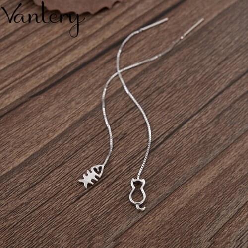 New Arrivals Korean Style Long Cat Fish Earrings For Women Lady Bridal Earrings Girls Gifts Pendientes Brincos 2021