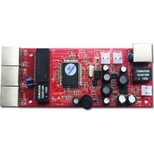 OEM/ODM 10/100/1000Mbps 4 Ports PCBA Ethernet Switch PCB /Network Switch module poe switch ethernet switch